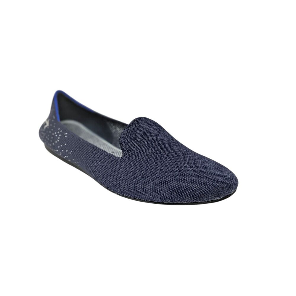 Rothys The Loafer Sagittarius Zodiac Blue Knit‎ Flats Womens 7.5
